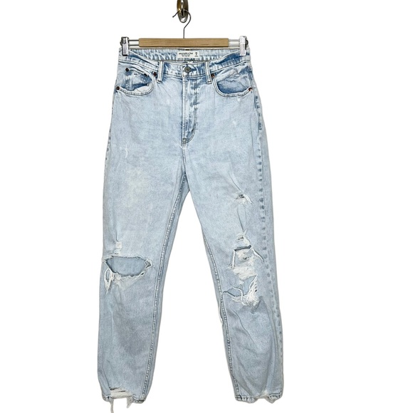 Abercrombie & Fitch Denim - Abercrombie & Fitch The Ankle Straight Ultra High Rise Curve Love Jeans 28/6L